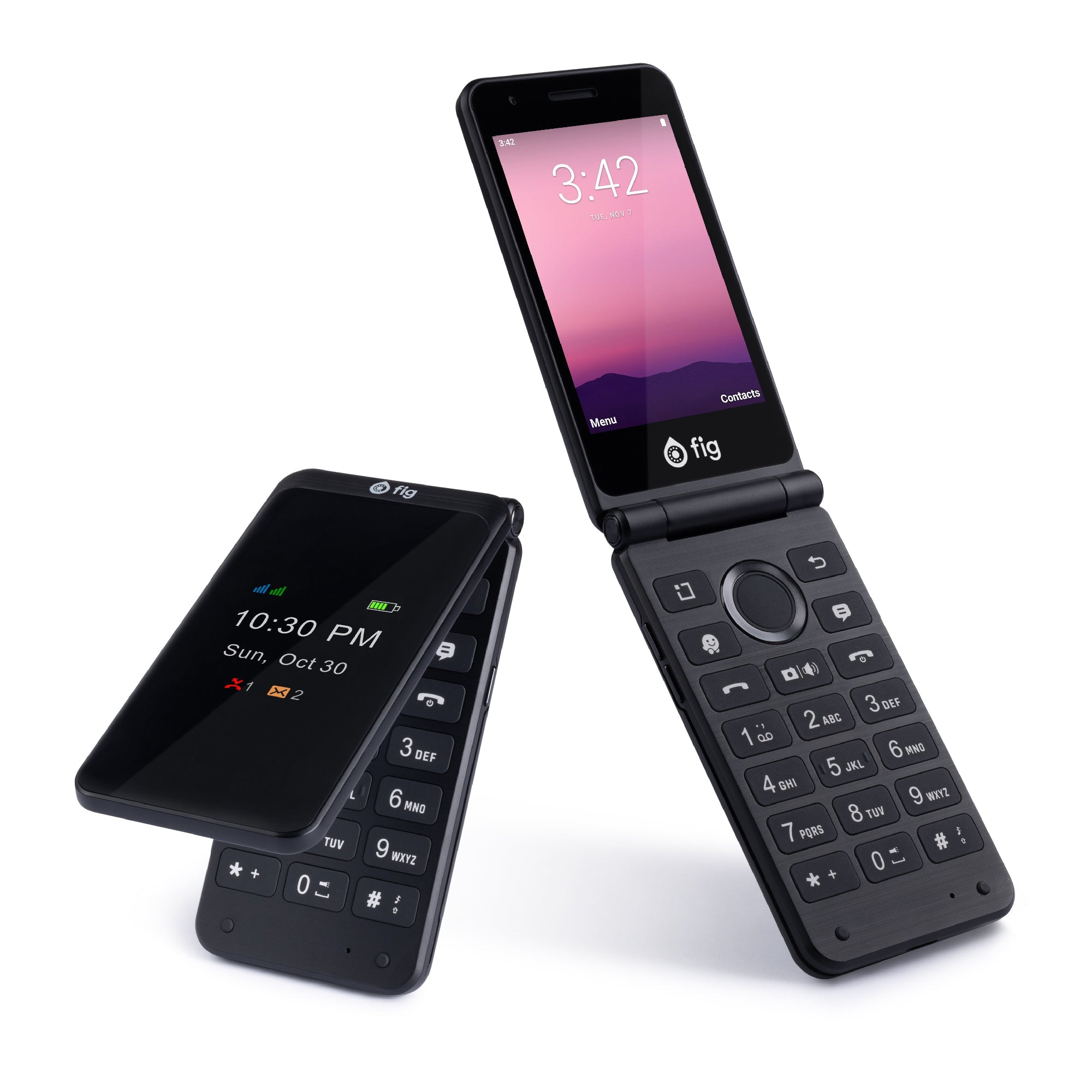 Fig Flip II XTalk&Text apps - new - kosher phone