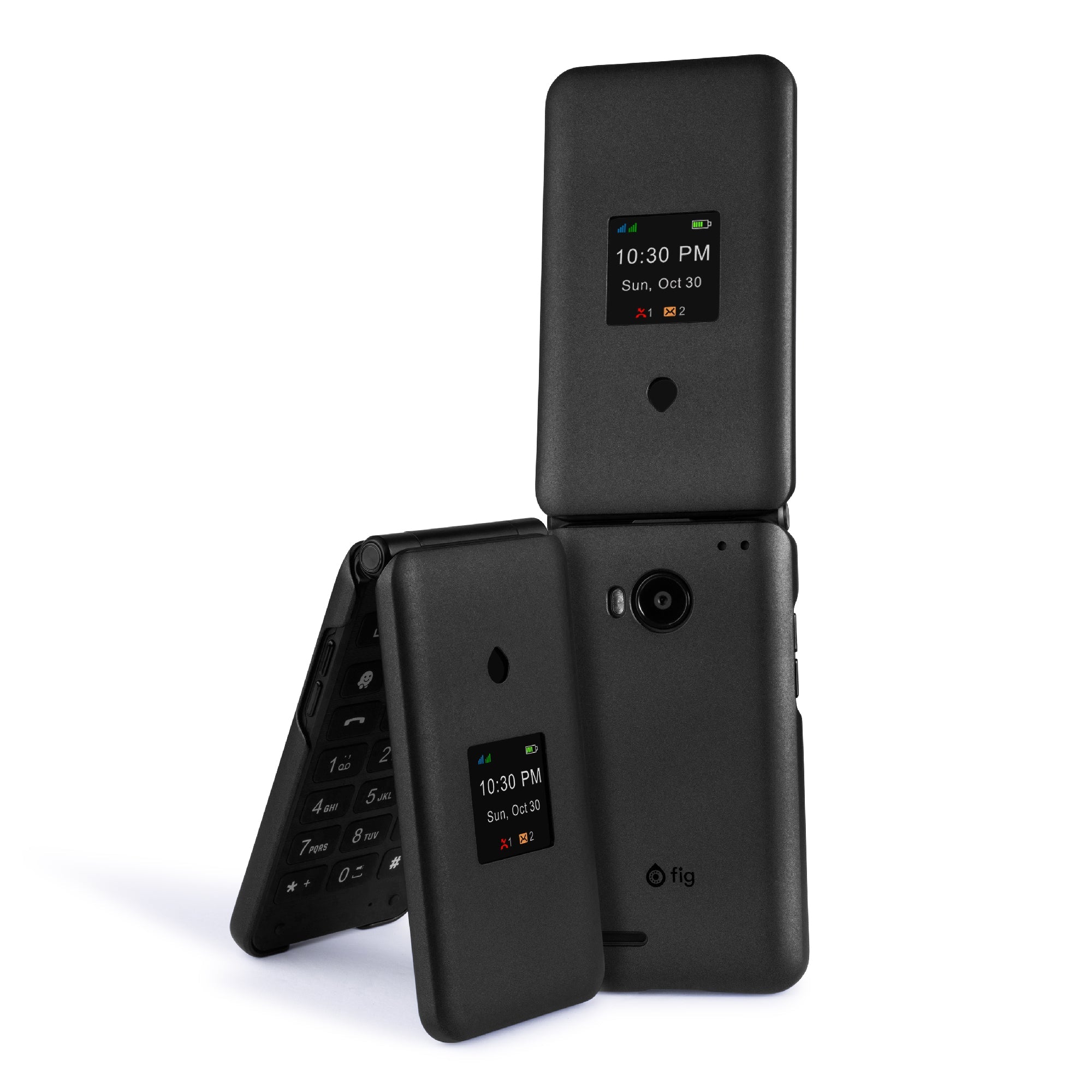 Fig Flip II XTalk&Text apps - new - kosher phone